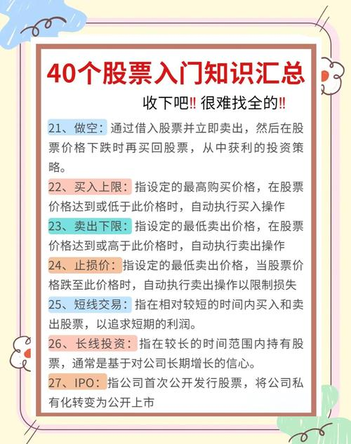 股票基础概念解析_股票需要哪些知识_炒股新手入门指南