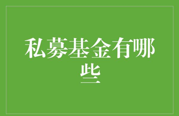 私募基金投资策略_私募股权基金类型_创业投资基金策略