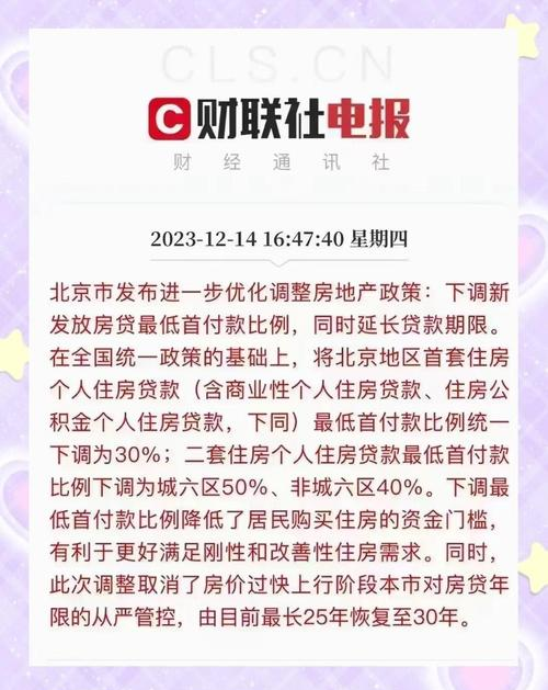 55城调控楼市降温_北京购房政策调整 首套房首付比例降低 二套房首付比例最低40%
